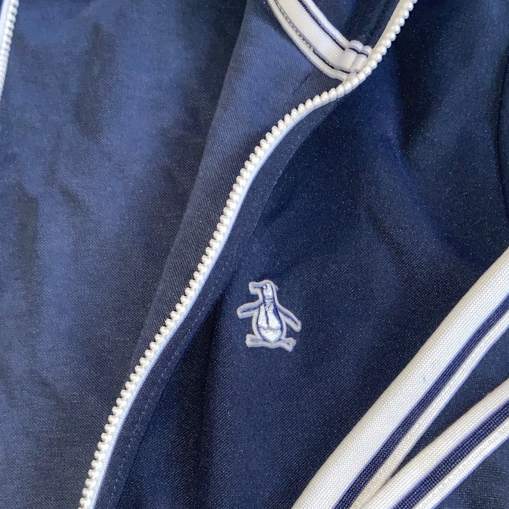 Original Penguin Navy Jacket with White Accents - Picture 3 of 3